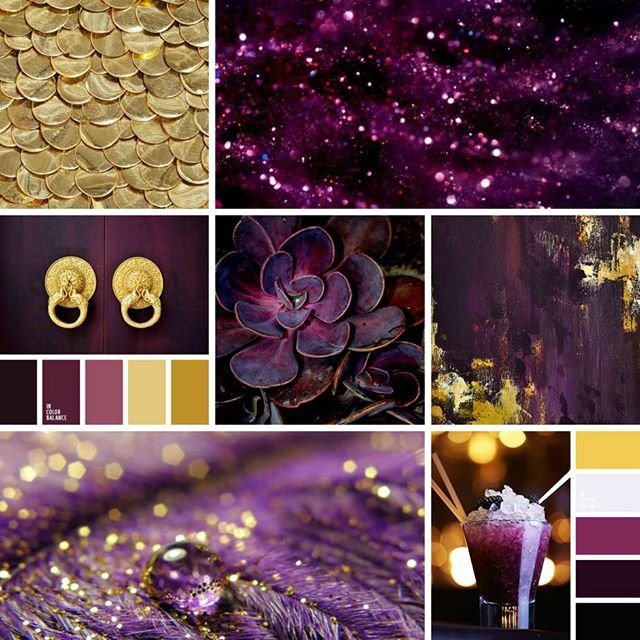 Plum and gold. Bold and sophisticated. ❤ View this color palette and more at pinterest.com/chantillypatino ✨✨✨ #colorinspiration #colorpalette #branddesign #branding #graphicdesign #logodesign #designer #color #colorful #vibrantcolors #mood #colorlove #colorlover #design #designers #ilovecolor #coloraddict #colorlovers #creativityfound #mycreativebiz #ilovecolor #colorcombination #coloroftheday #beautifulcolors #vibrantcolors #eggplant #purple #plum #gold Plum and gold. Bold and sophisticated. ❤ View this color palette and more at pinterest.com/chantillypatino ✨✨✨ #colorinspiration #colorpalette #branddesign #branding #graphicdesign #logodesign #designer #color #colorful #vibrantcolors #mood #colorlove #colorlover #design #designers #ilovecolor #coloraddict #colorlovers #creativityfound #mycreativebiz #ilovecolor #colorcombination #coloroftheday #beautifulcolors #vibrantcolors #eggplant #purple #plum #gold